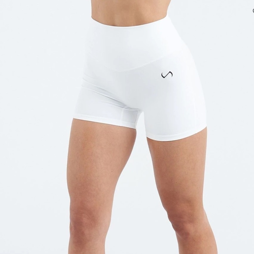TLF Tempo High Waisted Workout Shorts - XS - White 🤍